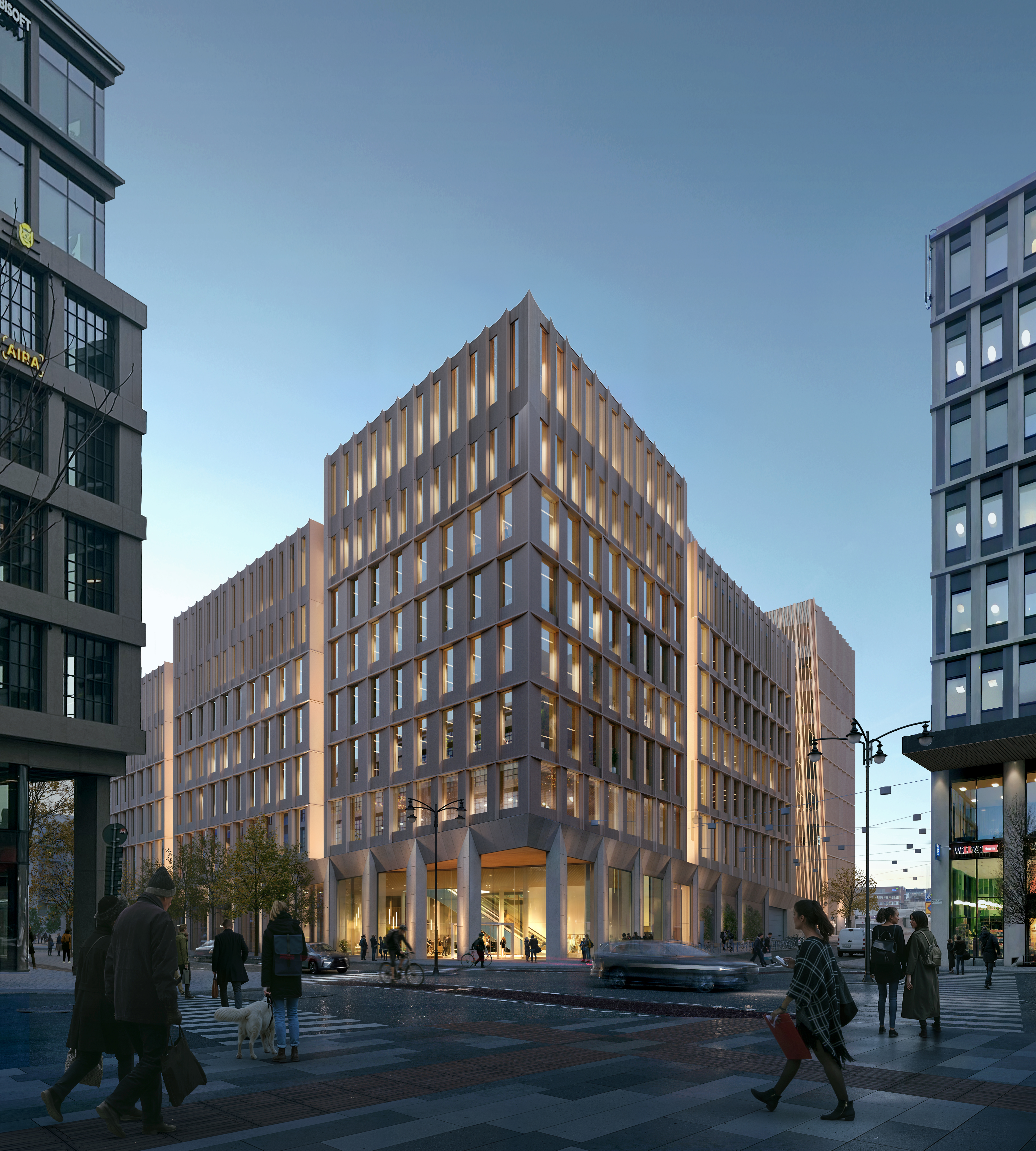 Vectura, together with the internationally acclaimed architecture firm Snøhetta, is leading the Mellom project in Hagastaden. Mellom will comprise a total of 50,000 sqm, including offices, laboratories, public spaces, and a multifunctional sports and cultural facility on the ground floor, which will be operated by KFUM Central. Construction is planned to begin in 2027, and the project is expected to be completed in 2030.